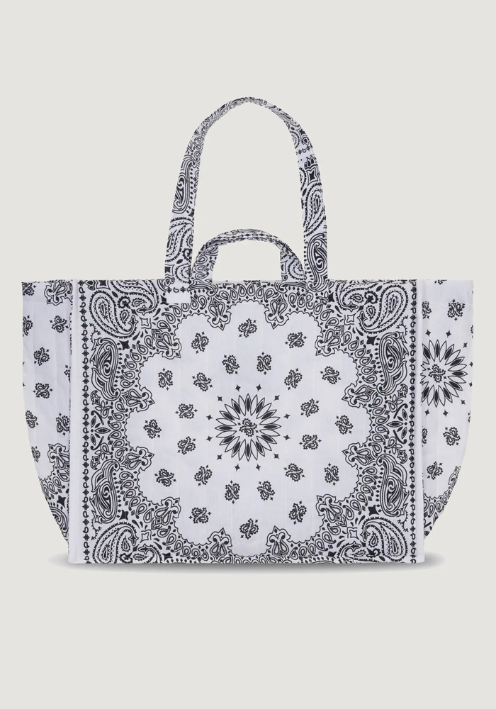 Sac Maxi Cabas Good Vibes All White - Call It By Your Name