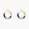 Lapis Blue Positano Mini Hoops