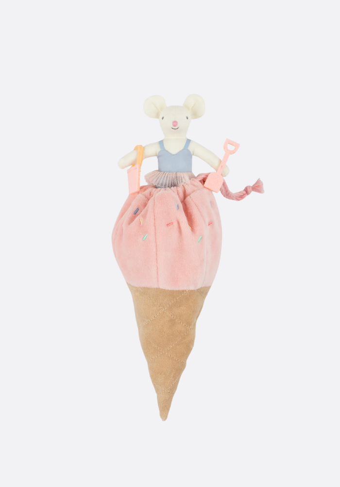 Mini Pochette Souris En Forme De Glace - Meri Meri