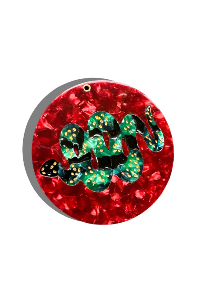 Miroir Rond Serpent - Solar Eclipse