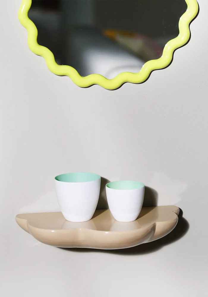 Miroir Zigzag Jaune - &klevering