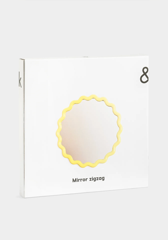 Miroir Zigzag Jaune - &klevering