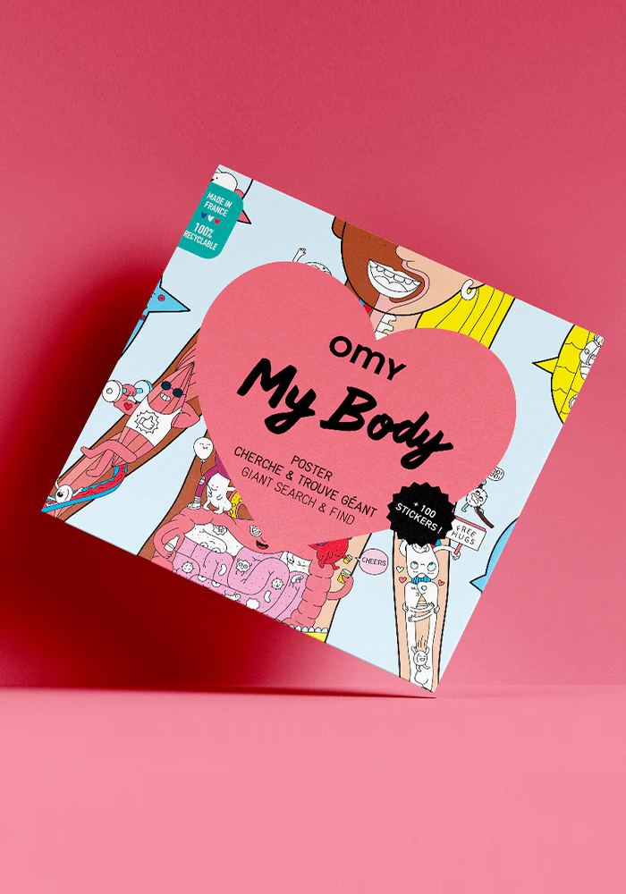 Poster Géant Cherche Et Trouve My Body - OMY