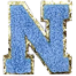 Sticker Columbia Lettre Bleue Claire