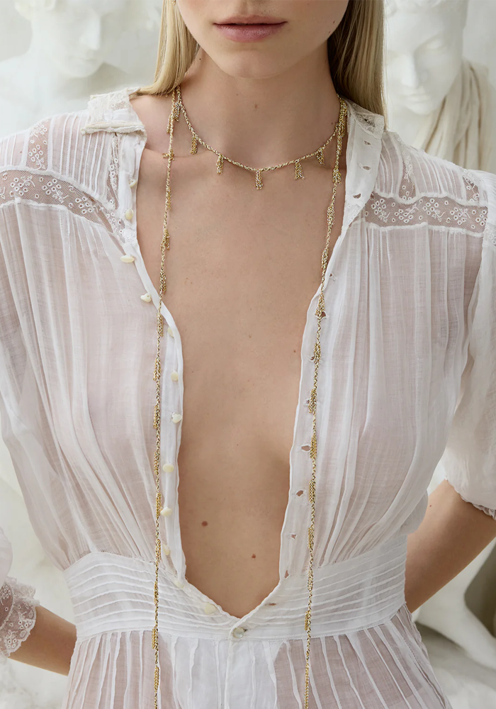 Sautoir N°944 Gold Beige - Marie-Laure Chamorel