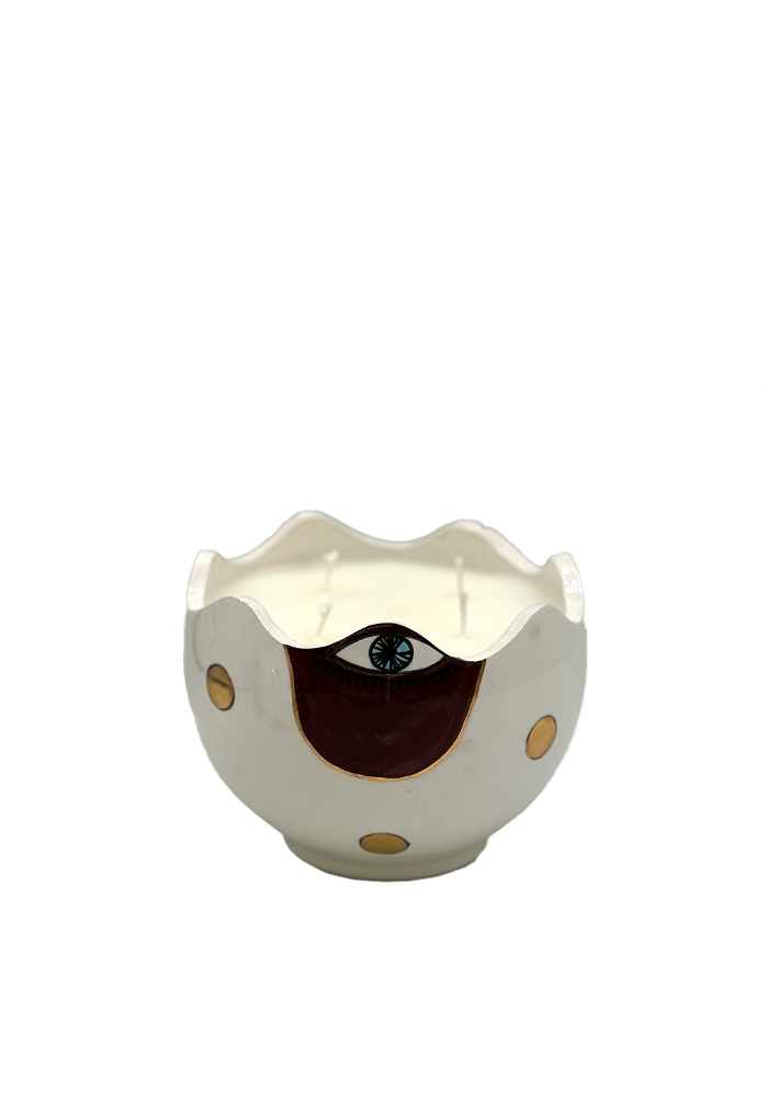 Bougie Oeuf Khmisa Petit Modèle - Sélectionné Par Blush