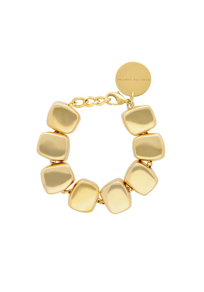 Bracelet Organic Shaped Gold - Vanessa Baroni