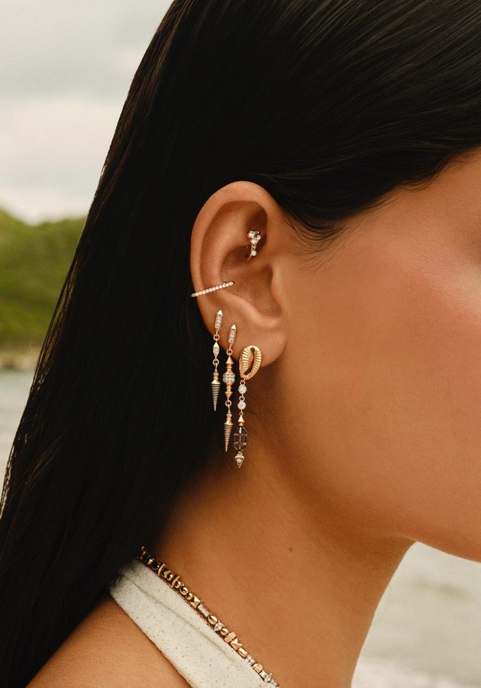 Boucle D'Oreille Ornamet Drop - Kismet By Milka