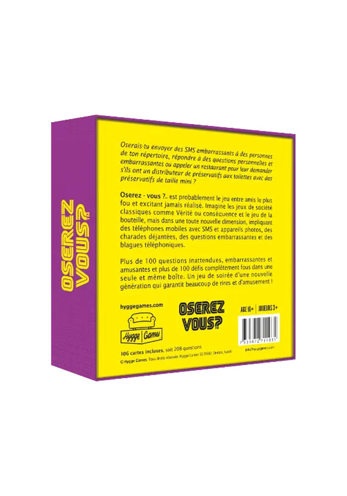 Jeu Oserez-Vous ? - Sélectionné par Blush