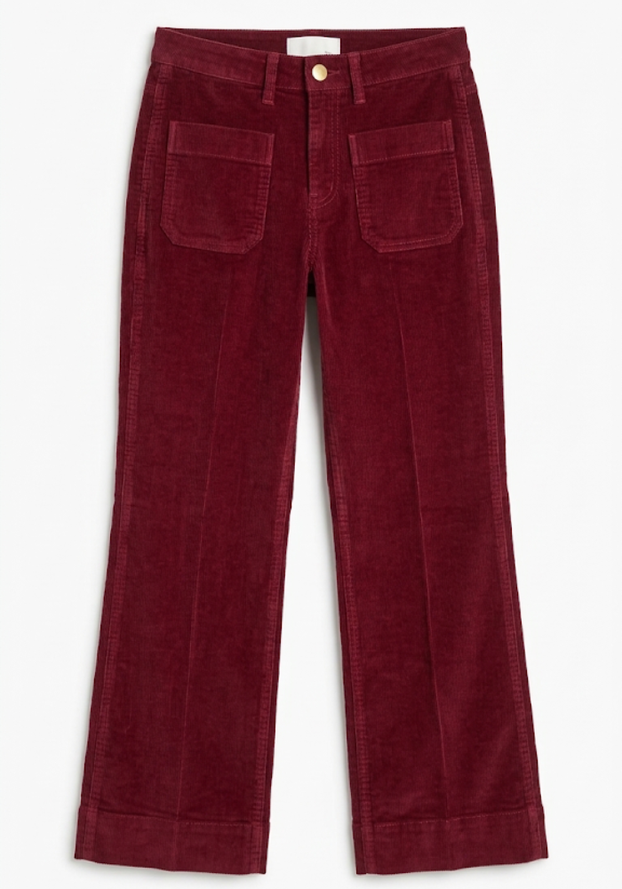 Pantalon Bella Palatine Grenat - Denim Studio Paris