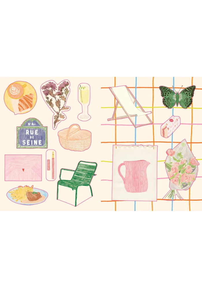 Livre Autocollants Paris Cheri - Maison D'Édition