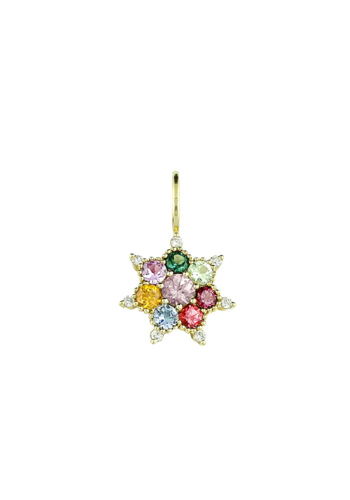 Pendentif Bonne Étoile Arcoiris - Rosa Maïtea