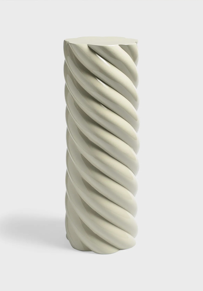 Table D'Appoint Pillar Marshmallow Grise