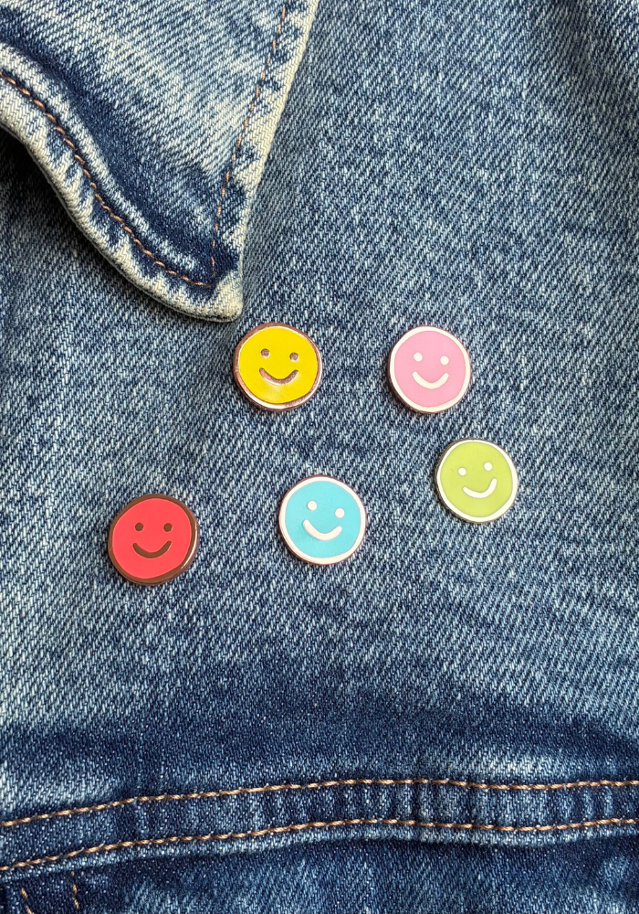 Pins Smiley Papa Super Man Les Imprimeuses