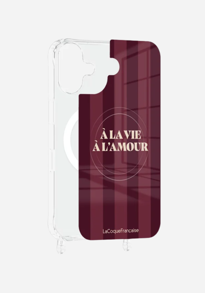 Plaque Magnétique Iphone À La Vie À L'amour - La Coque Française