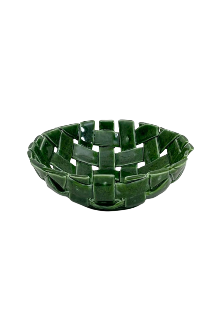 Plat Rond Tressé Moyen Modèle - Bazar de Luxe