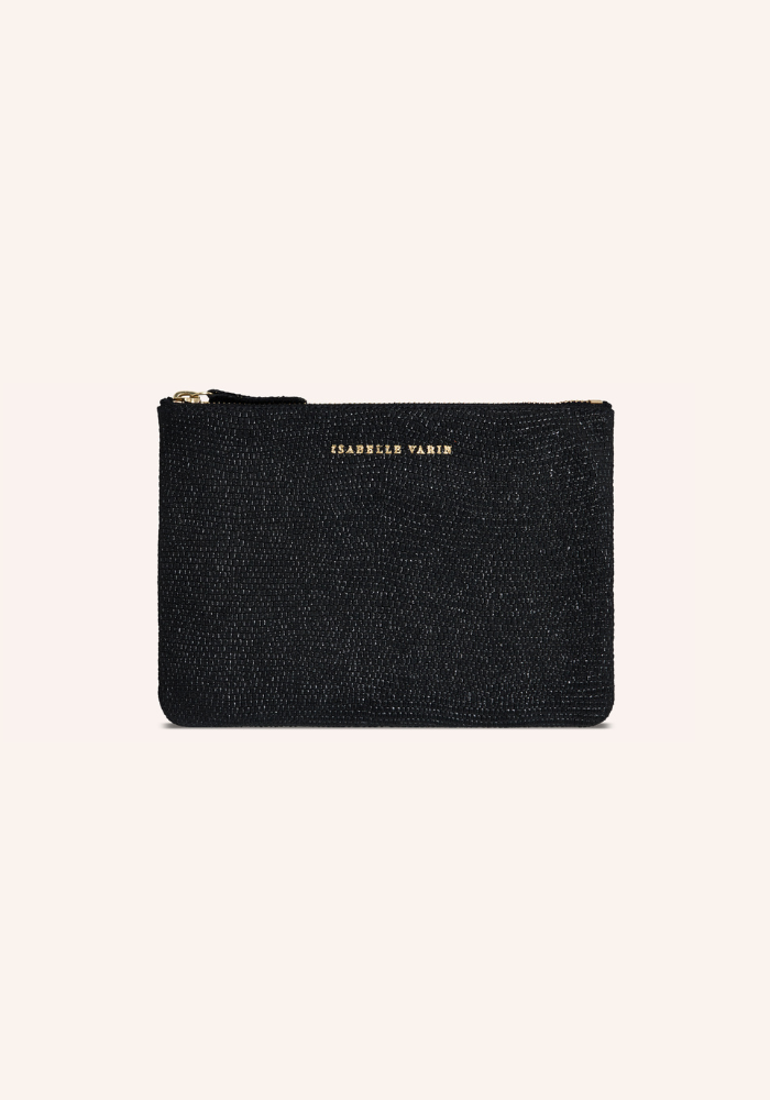 Pochette Monoi Sand Black - Isabelle Varin