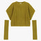 Pull Oversize Manches Courtes Et Mitaines Assorties Olio