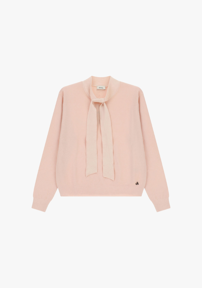 Pull Col Nouer Rose Pâle - Dixie