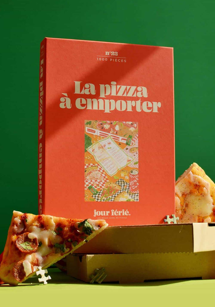 Puzzle 1000 Pièces Pizza À Emporter - Jour Férié