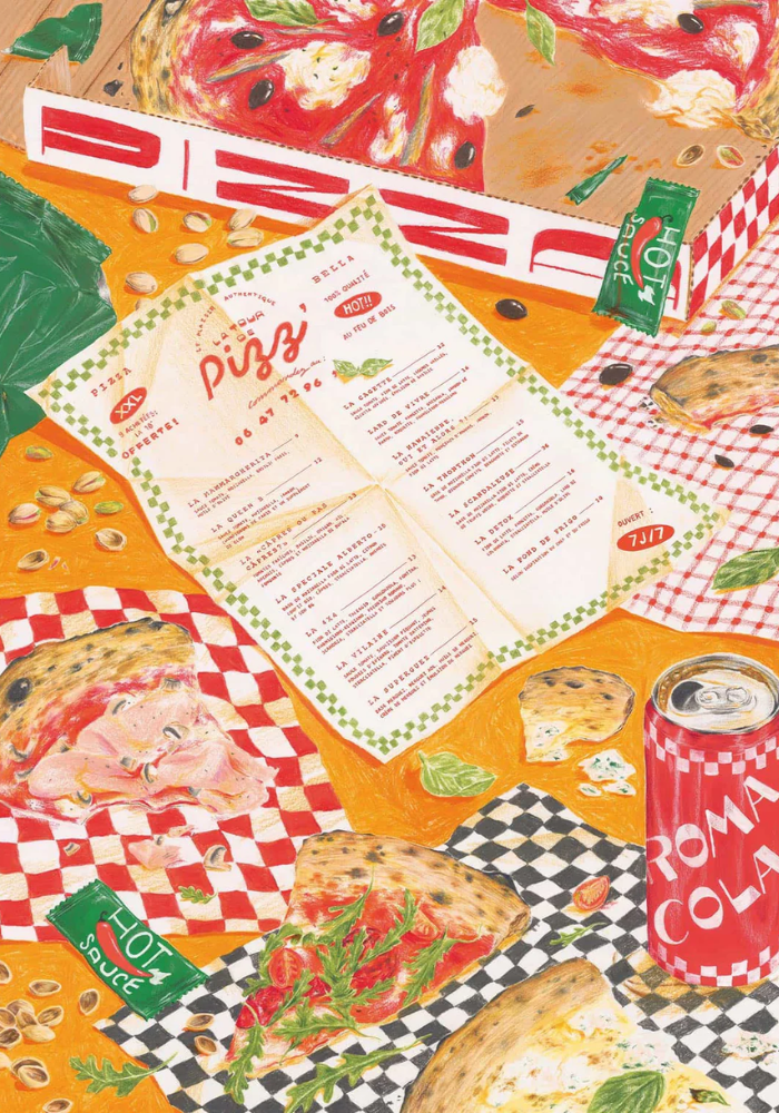 Puzzle 1000 Pièces Pizza À Emporter - Jour Férié
