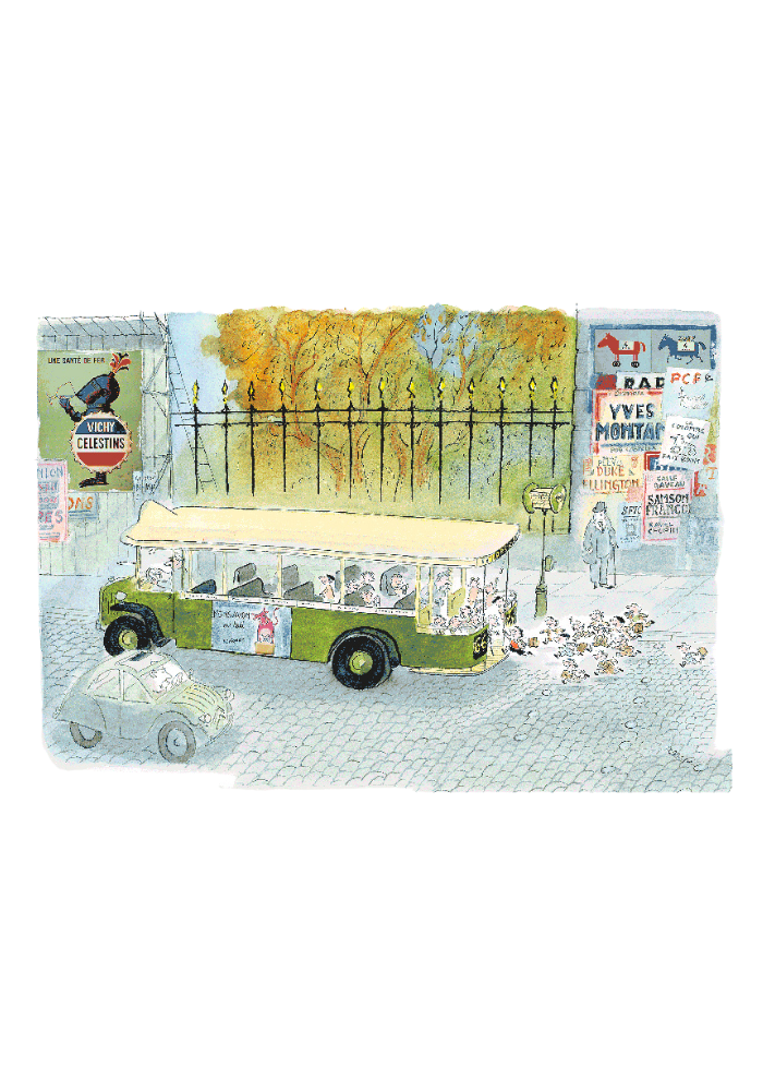 Puzzle Sempé Bus Ligne 66 - Image Republic