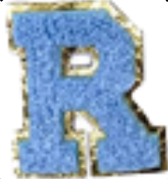 Sticker Columbia Lettre Bleue Claire