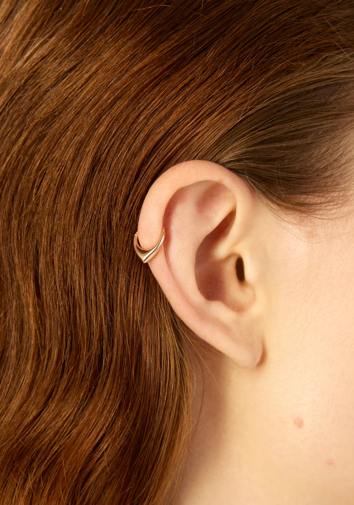 Piercing Rise Hoop - Kismet By Milka