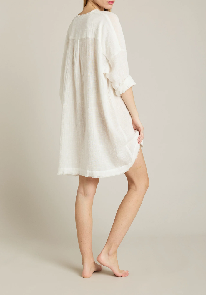 Robe Bonifacio Blanc - Maison Saint Julien