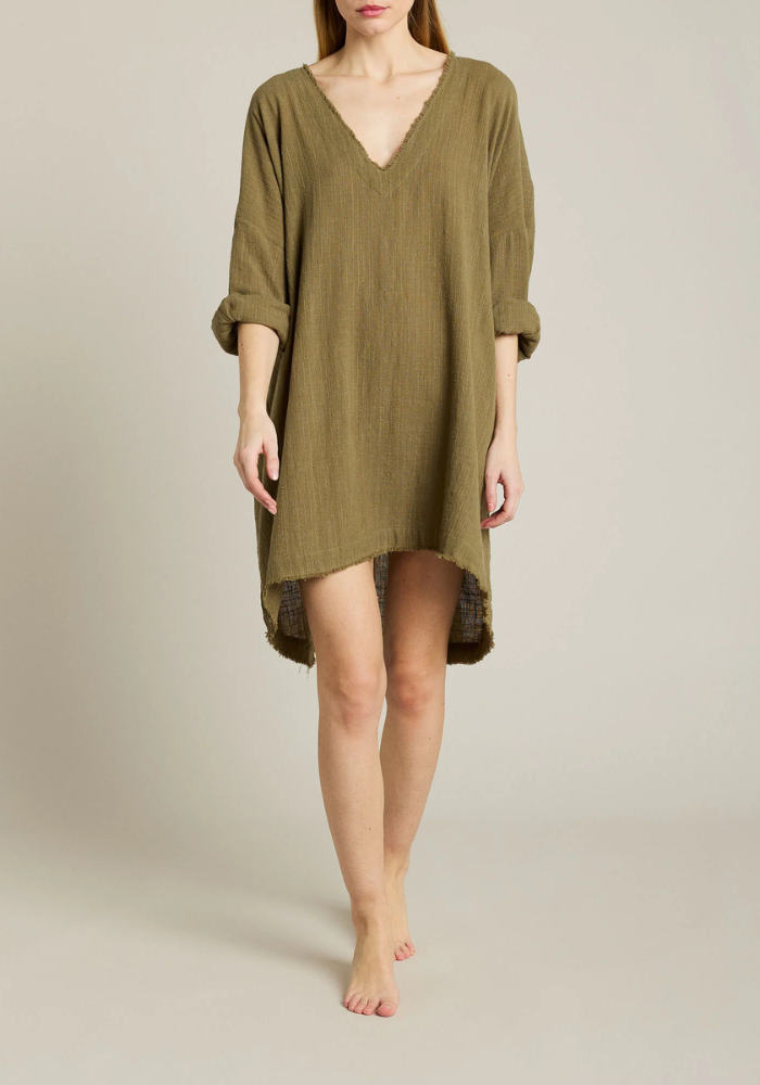 Robe Bonifacio Kaki - Maison Saint Julien