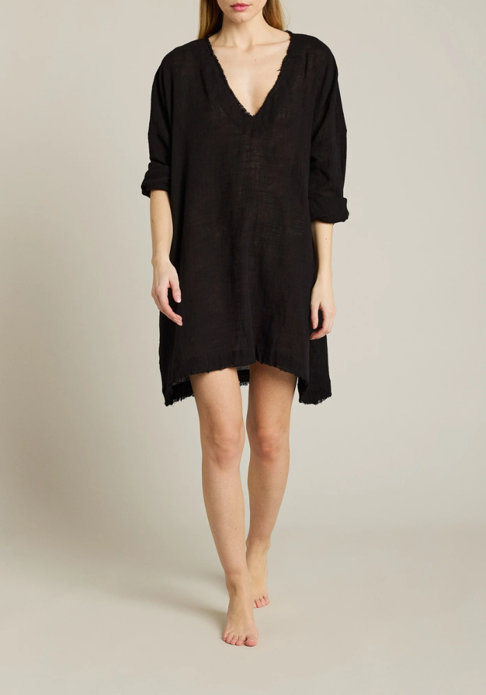 Robe Bonifacio Noir - Maison Saint Julien