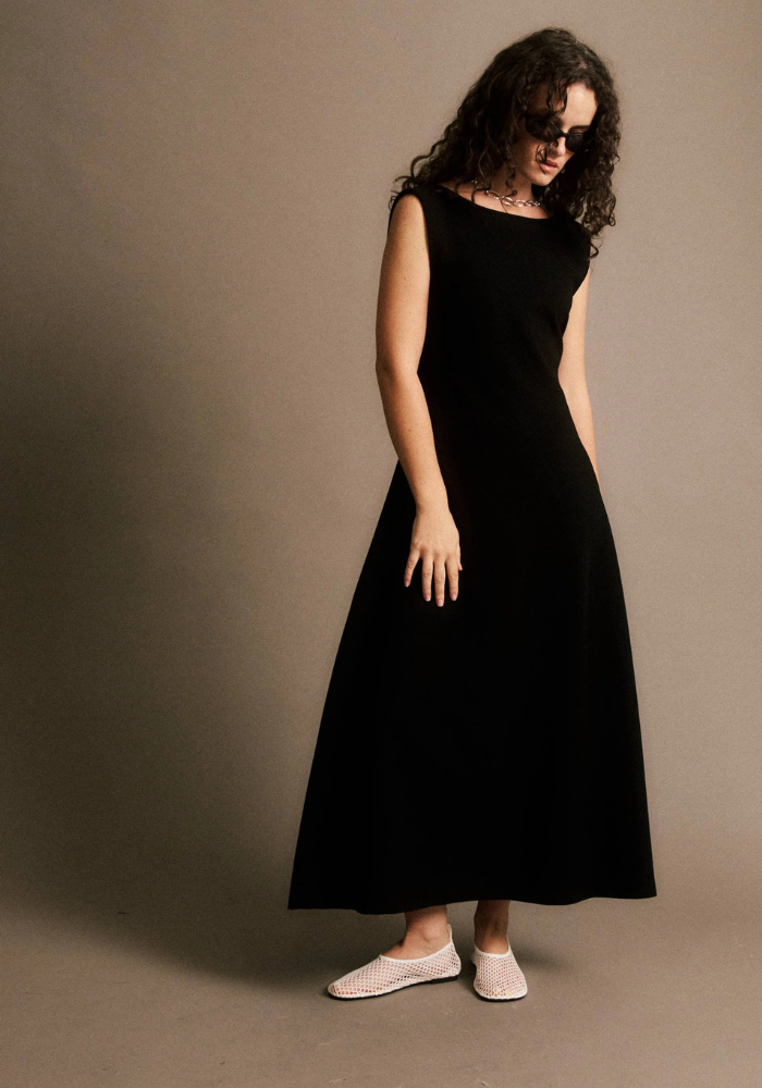Robe Clovis Noir - Jiji Studio