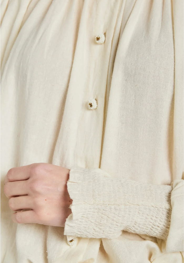 Robe Chemise Cesar Off White - V De Vinster
