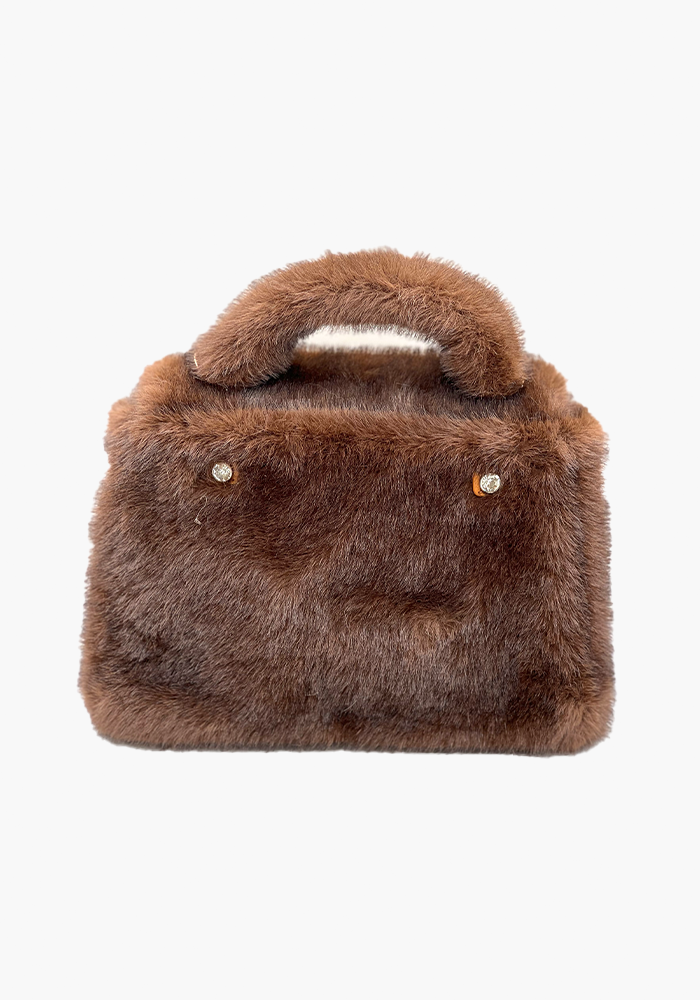 Sac Fourrure Marron - Lou Andrea