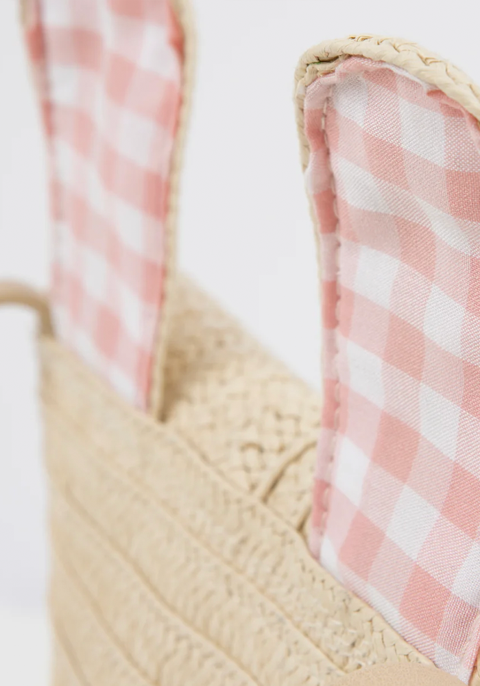 Sac À Dos En Raphia Lapin - Meri Meri