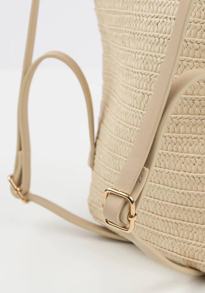 Sac À Dos En Raphia Lapin - Meri Meri