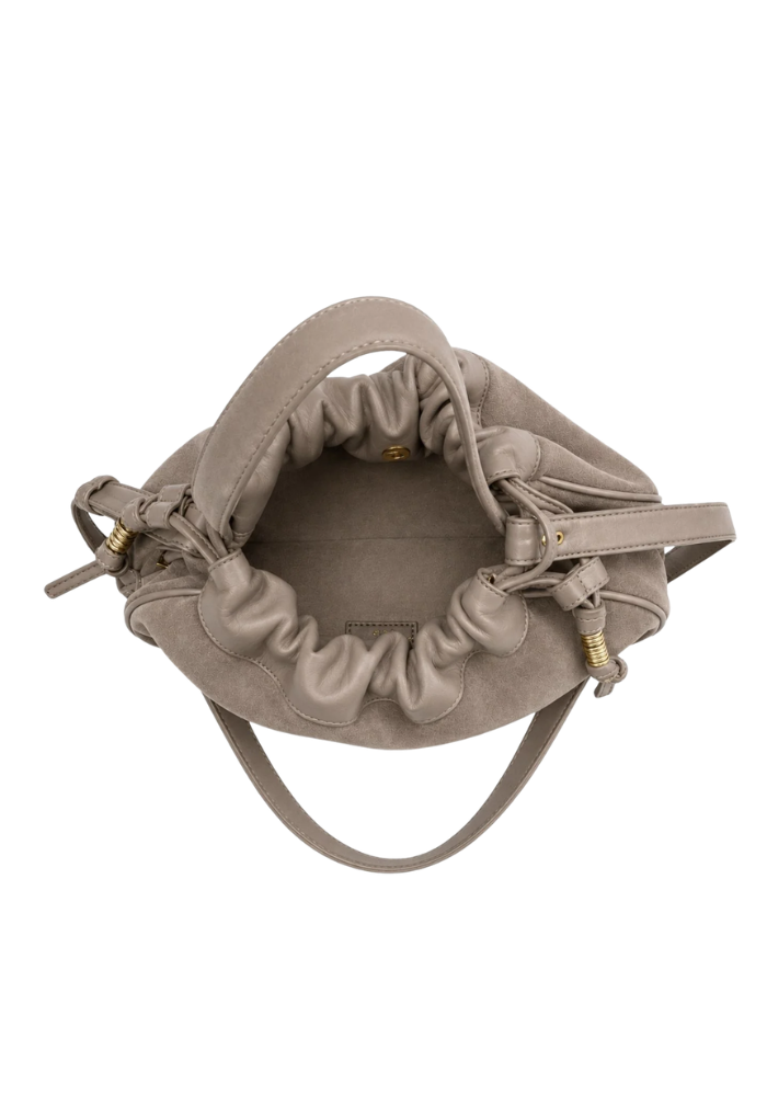 Sac Moon Nubuck Taupe - Sista Paris
