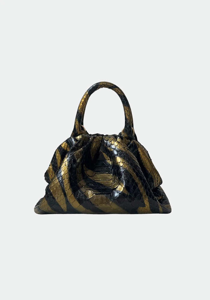 Sac Jacky Zebra Gold - Sista Paris