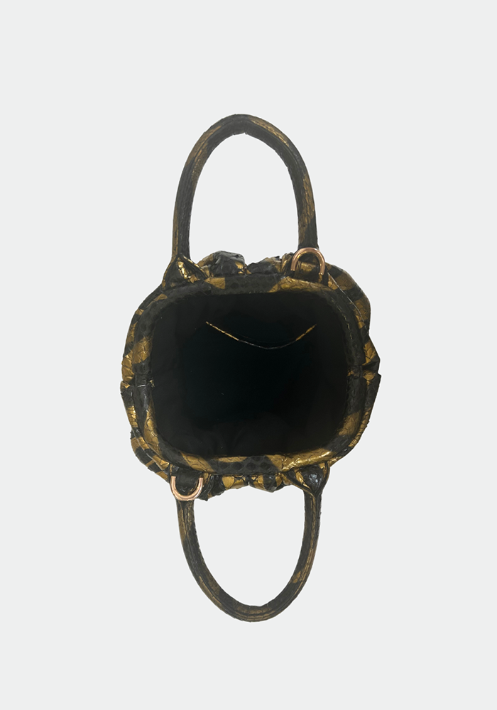 Sac Jacky Zebra Gold - Sista Paris