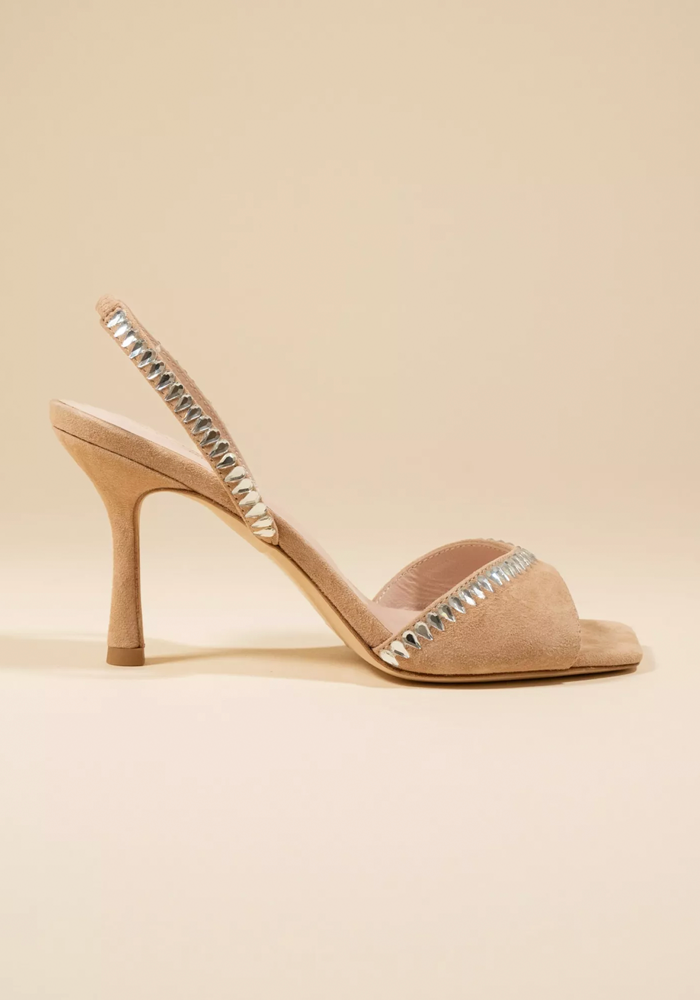 Sandales Crystal Nudes - Mi/Mai