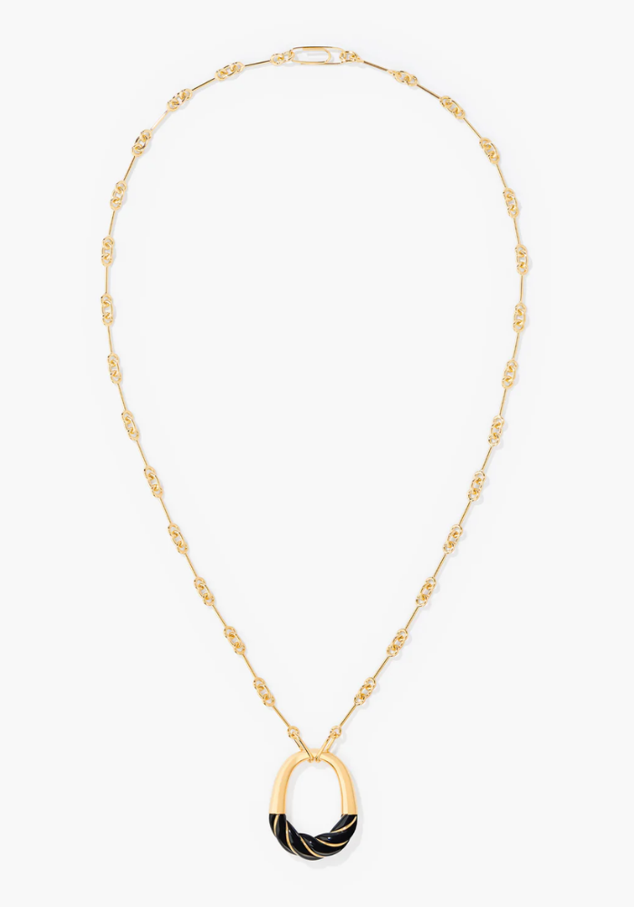 Sautoir Diana Noir - Aurélie Bidermann