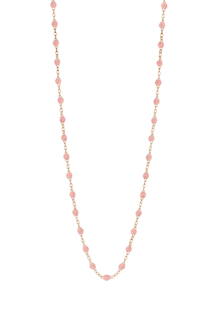 Sautoir Classique Gigi Or Rose Et Résines Blush 60cm - Gigi Clozeau