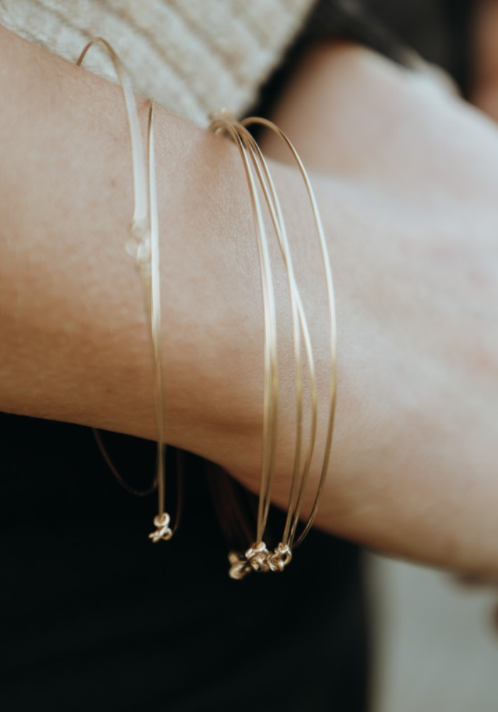 Jonc Semainier Gold Filled Le Classique - Sélectionné par Blush