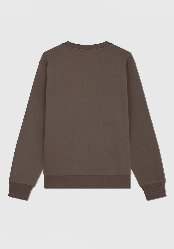 Sudadera Wide Crew Taupe