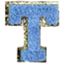 Sticker Columbia Lettre Bleue Claire