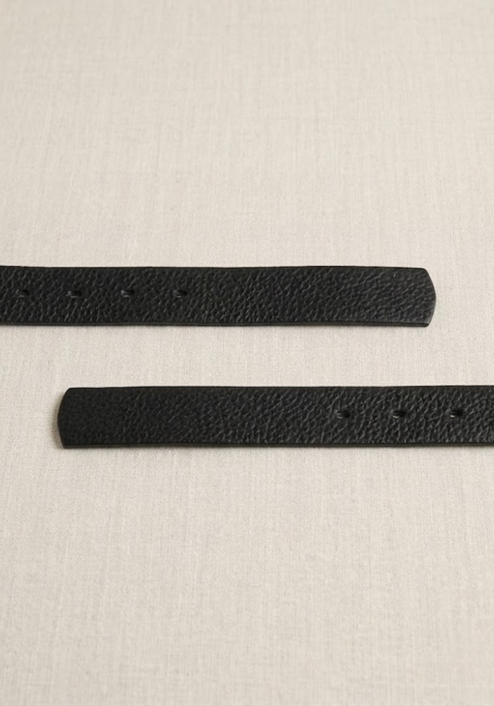 Tige De Ceinture En Cuir Preto 25mm Noir - Yolete