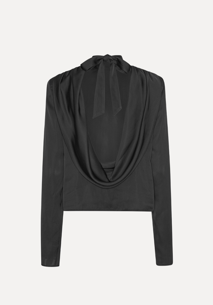 Top Satin Drapy Back - Rotate