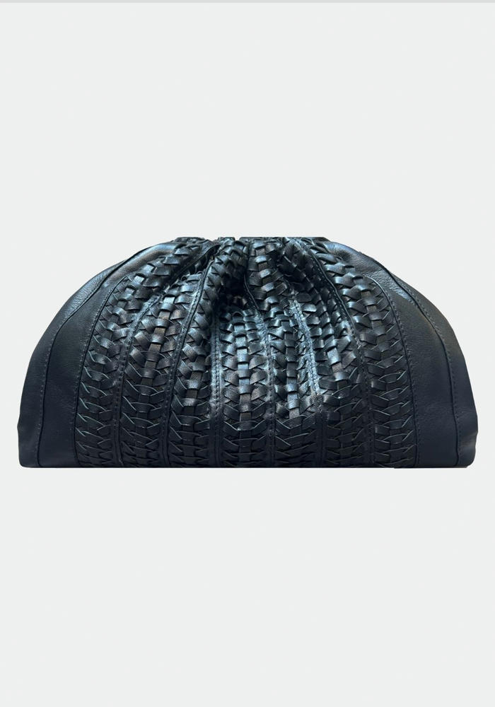 Sac Big Uniq Tressé Black - Sista Paris