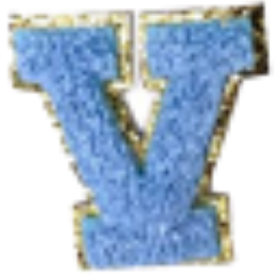 Sticker Columbia Lettre Bleue Claire