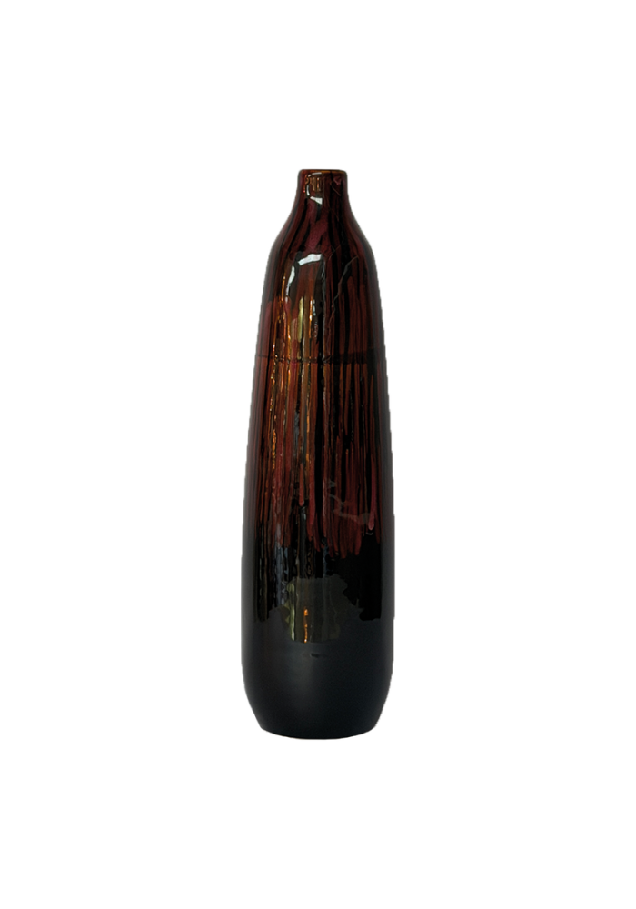 Vase Sienna Soliflore Petit Modèle Burgundy - Opjet